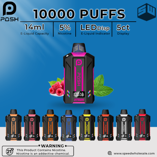 Posh Xtron 10000 Puffs Disposable Vape 5ct/Display (Limit-2)